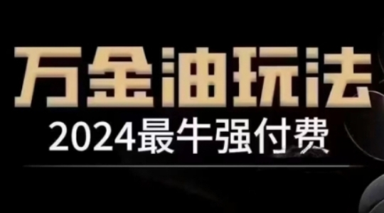 （第13897期）2024最牛强付费，万金油强付费玩法，干货满满，全程实操起飞（更新12月）百度网盘下载-4241课堂网