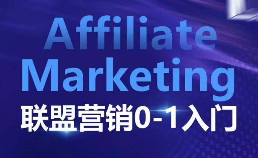 （第14100期）​​​​​​Affiliate Marketing联盟营销0-1入门 联盟营销基本逻辑 联盟平台逻辑及联盟客逻辑全面详解 百度网盘下载-4241课堂网