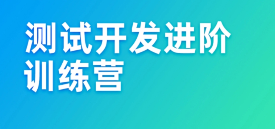 测试开发进阶训练营（第15周）完结 百度网盘下载-4241课堂网